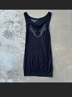 RAW7 Black Sleeveless Scoop Neck Tank Top...soo HOT!!